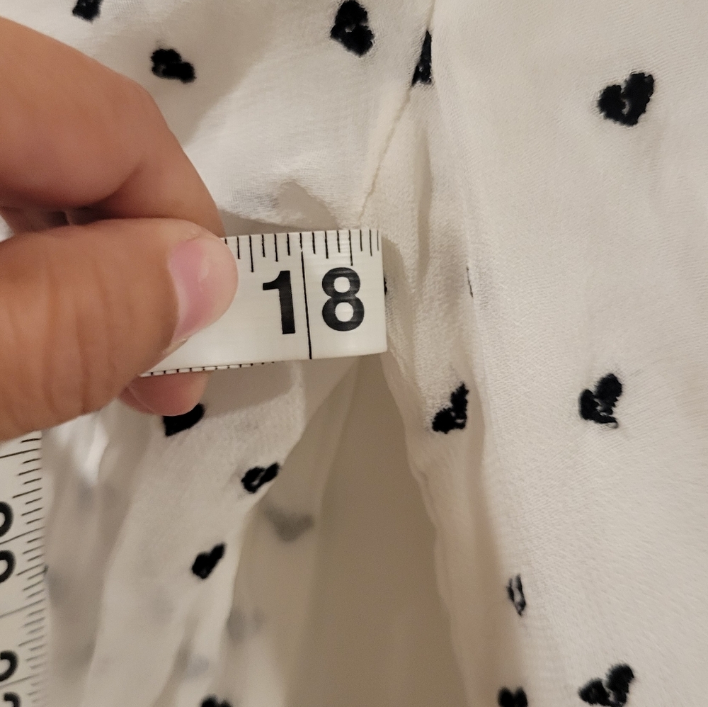 All Saints Amalie Hearts Top Size 2 - Picture 8 of 9